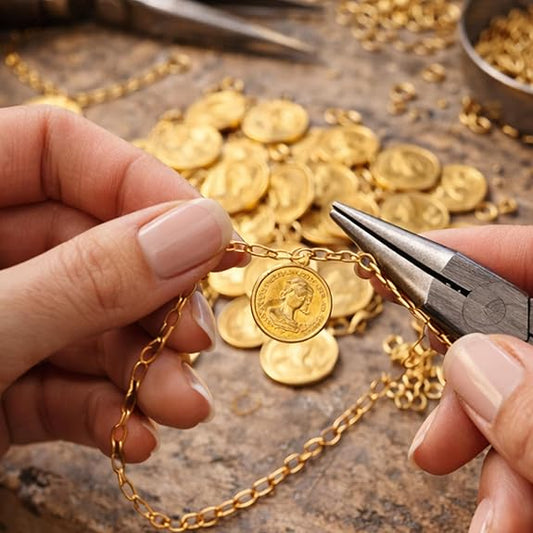 Stainless Steel Coin Pendant Metal
