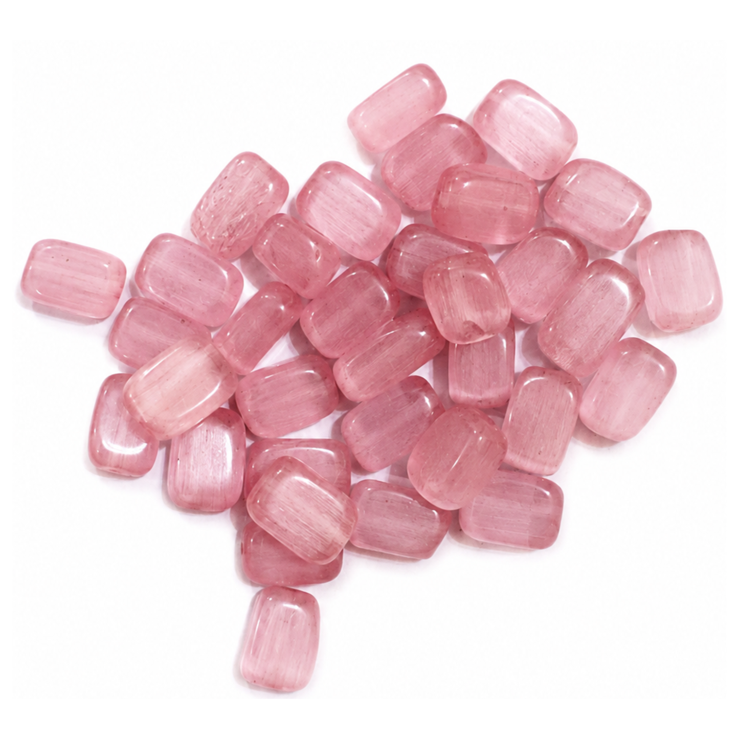 Colorful  Real Stone Transparent Beads for Jewelry Making ( 10 )