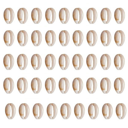 Cowrie Shell Charms Beads Hand Sew Pendants Shell Charm ( 19 mm )