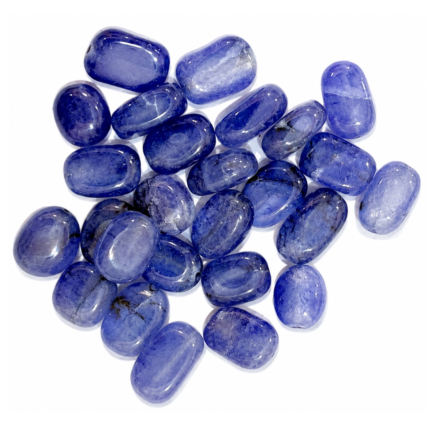 Colorful  Real Stone Transparent Beads for Jewelry Making ( 10 )