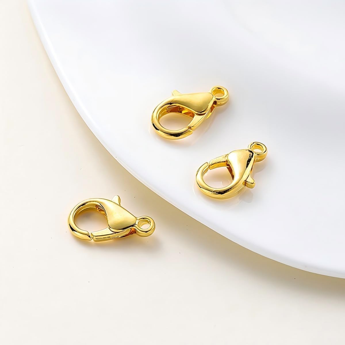 Golden Lobster Claw Clasp | 100 Pcs