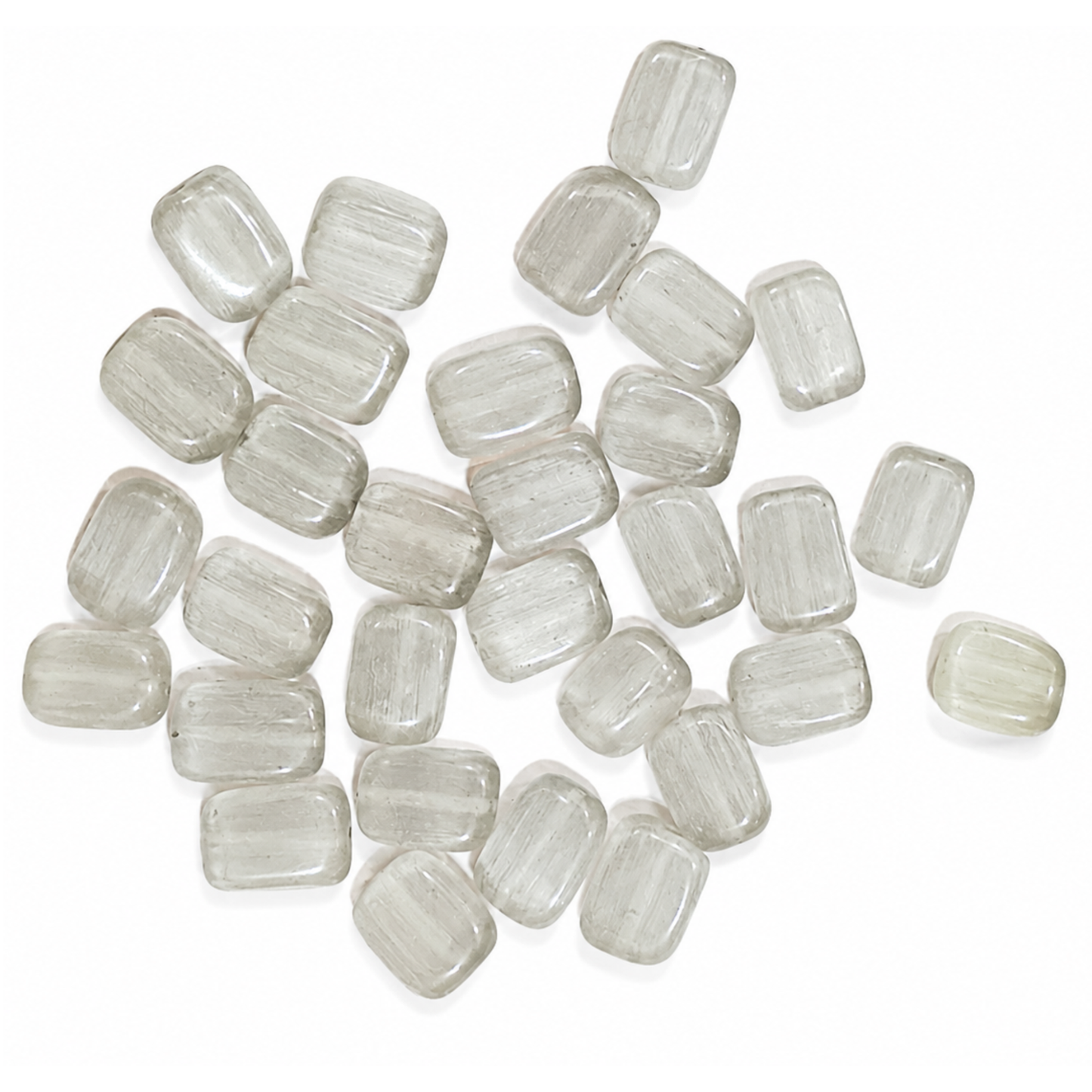 Colorful  Real Stone Transparent Beads for Jewelry Making ( 10 )