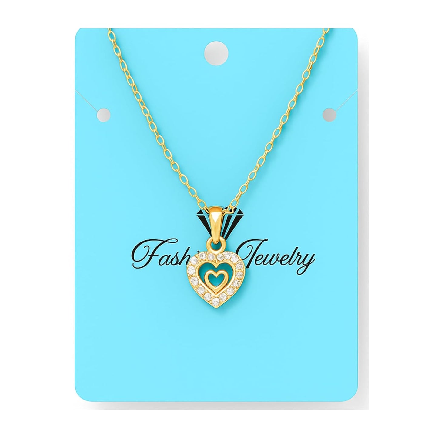 Blue Necklace Display Cards Necklace Holder Cards Packaging Selling Card for Small Business Plastic Earring Card Holder, Jewelry Organizer, Jewelry Packaging, DIY Holder