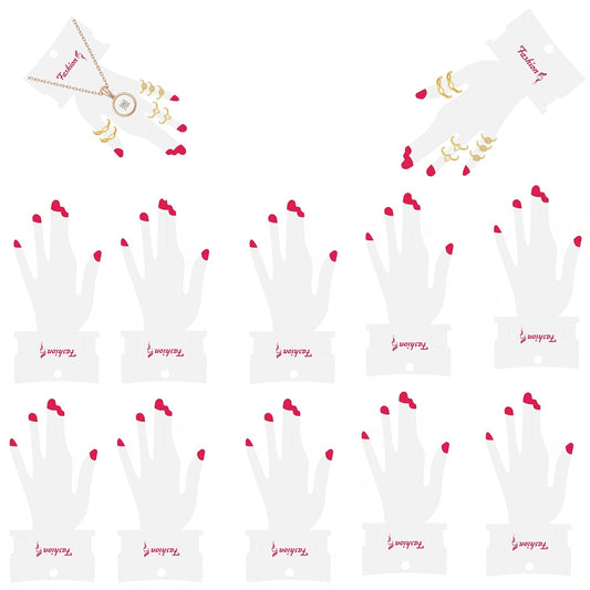 100 pcs Jewelry Ring & Necklace Bracelet  Packaging Display Cards Jewelry Organizer, Jewelry Packaging,