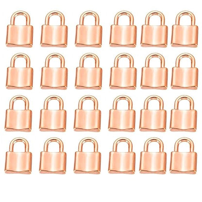 Copper Acrylic Padlock Charms