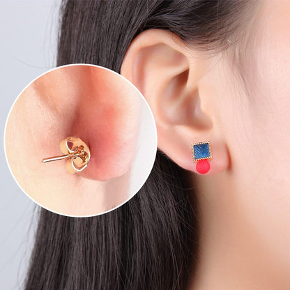 Earring Backs For Studs Screw on Ear Backings Replacement Butterfly Shape ( 6 mm )