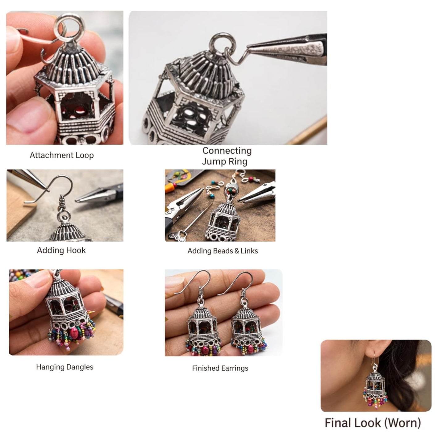 Jhumka jewelry Making Raw Materials