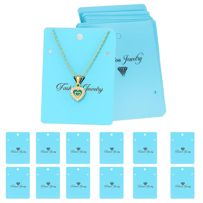 Blue Necklace Display Cards Necklace Holder Cards Packaging Selling Card for Small Business Plastic Earring Card Holder, Jewelry Organizer, Jewelry Packaging, DIY Holder