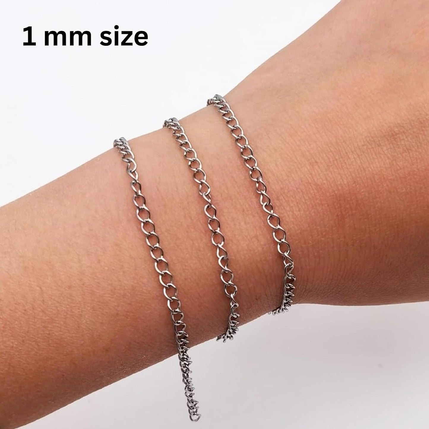 10 Meter Jewelry Making Chain for DIY Crafts, Necklace and Bracelet Chain Roll