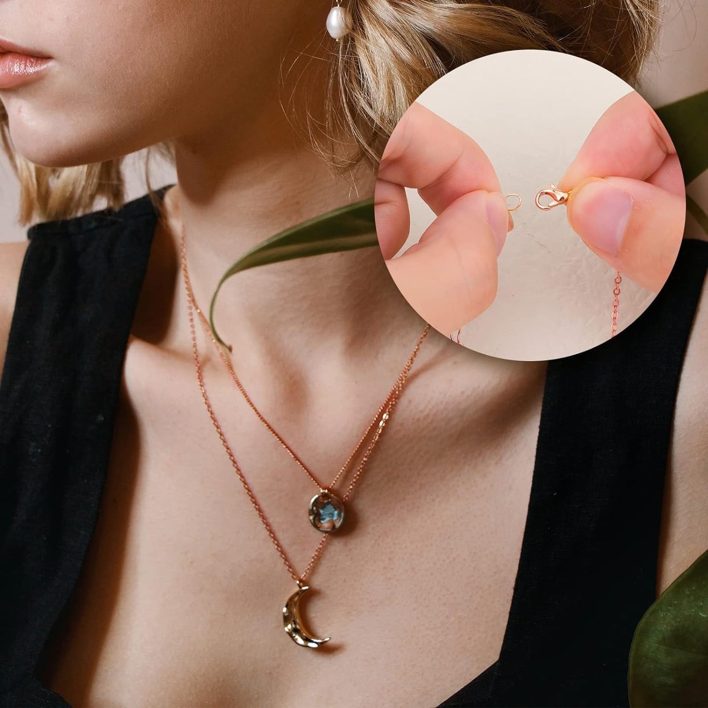 Golden  Women Girl Boy & Men Jewelry Making Necklace Extender (  4 Size ) 2 inch 3 inch 5 inch 6 inch