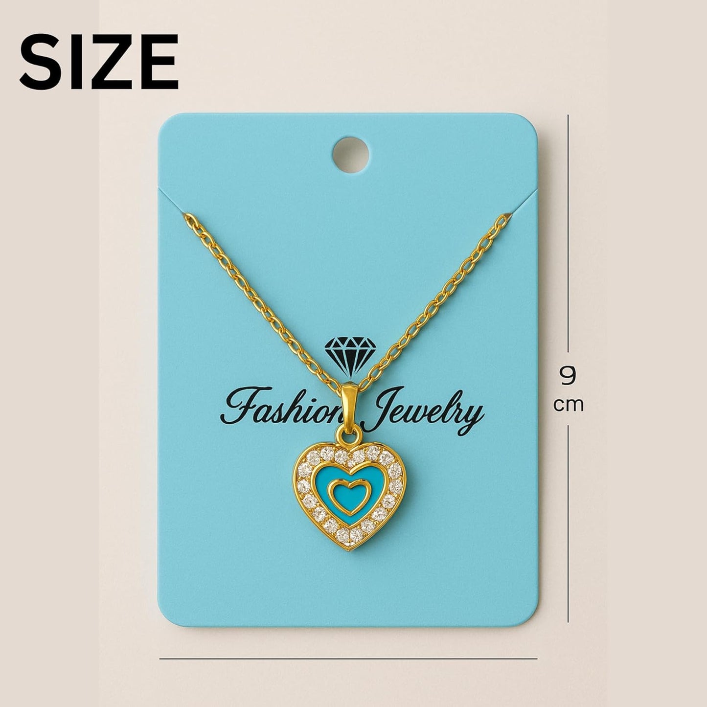 Blue Necklace Display Cards Necklace Holder Cards Packaging Selling Card for Small Business Plastic Earring Card Holder, Jewelry Organizer, Jewelry Packaging, DIY Holder