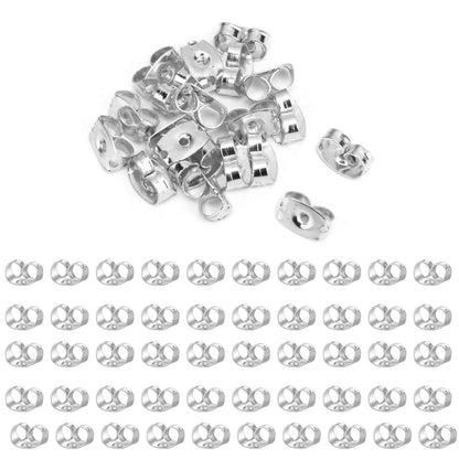Earring Backs For Studs Screw on Ear Backings Replacement Butterfly Shape ( 6 mm )