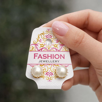 100 Pcs Jewelry Display Card Packing Jeweler Making Display Jewelry Packaging Keychain Earring Hair Band and Scrunchies Hanging