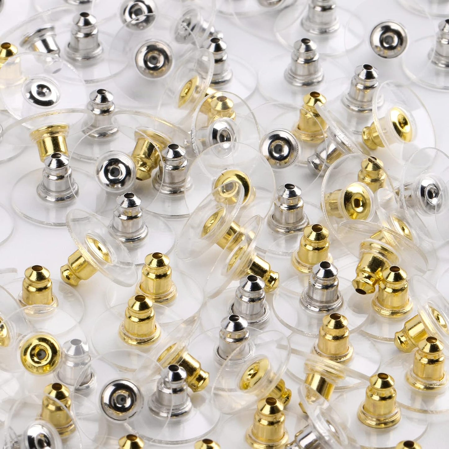 Earring Safety Back Pads Backstops Stopper 10 MM Ear Locking with Pad