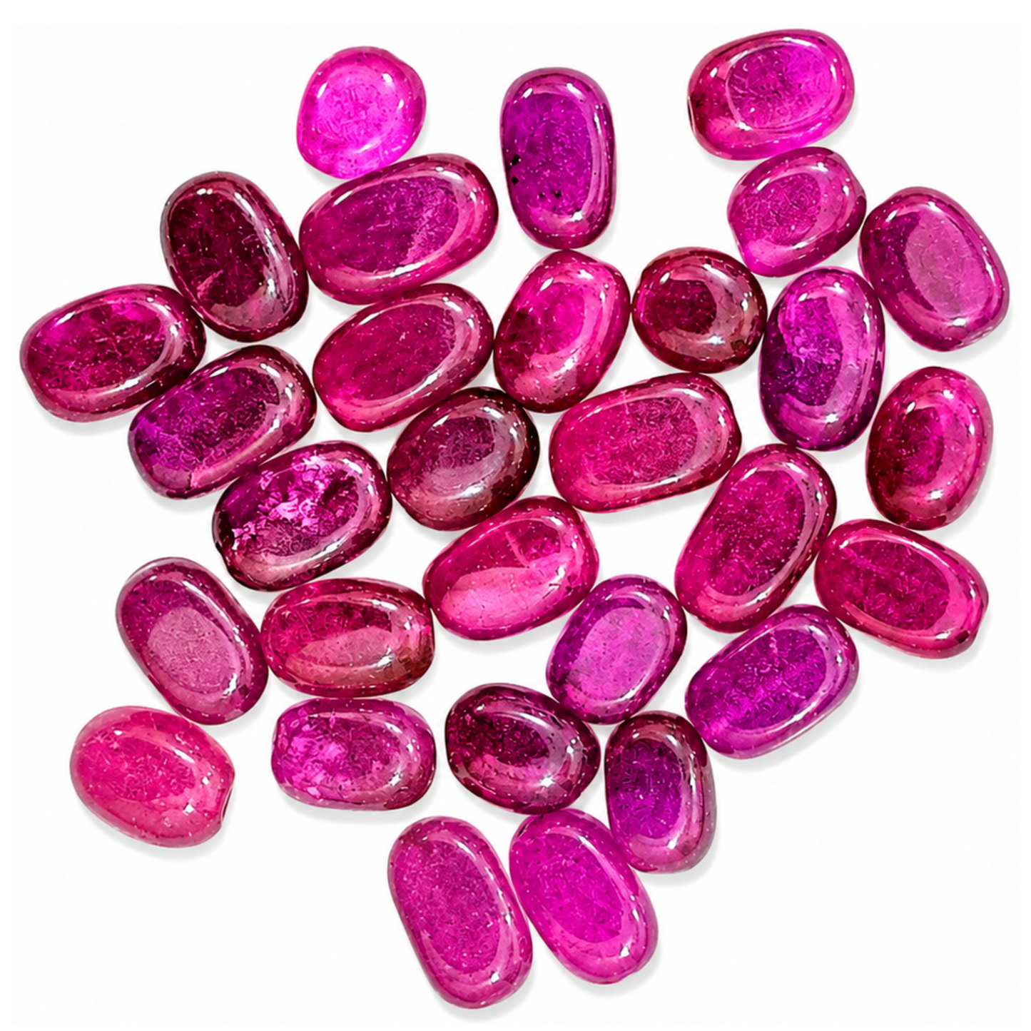 Colorful  Real Stone Transparent Beads for Jewelry Making ( 10 )
