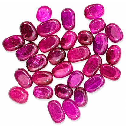 Colorful  Real Stone Transparent Beads for Jewelry Making ( 10 )