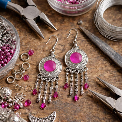 Earring Loops Connectors Eardrop Necklace Linker Dangling Charm Pendant Connector for DIY Jewelry Making Accessories