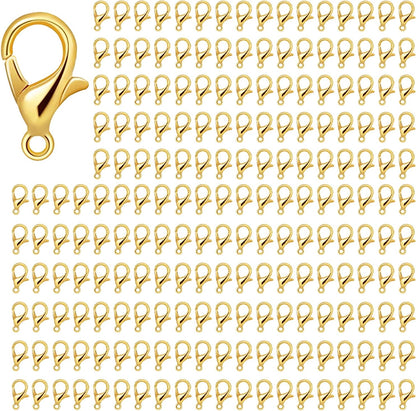 Golden Lobster Claw Clasp | 100 Pcs