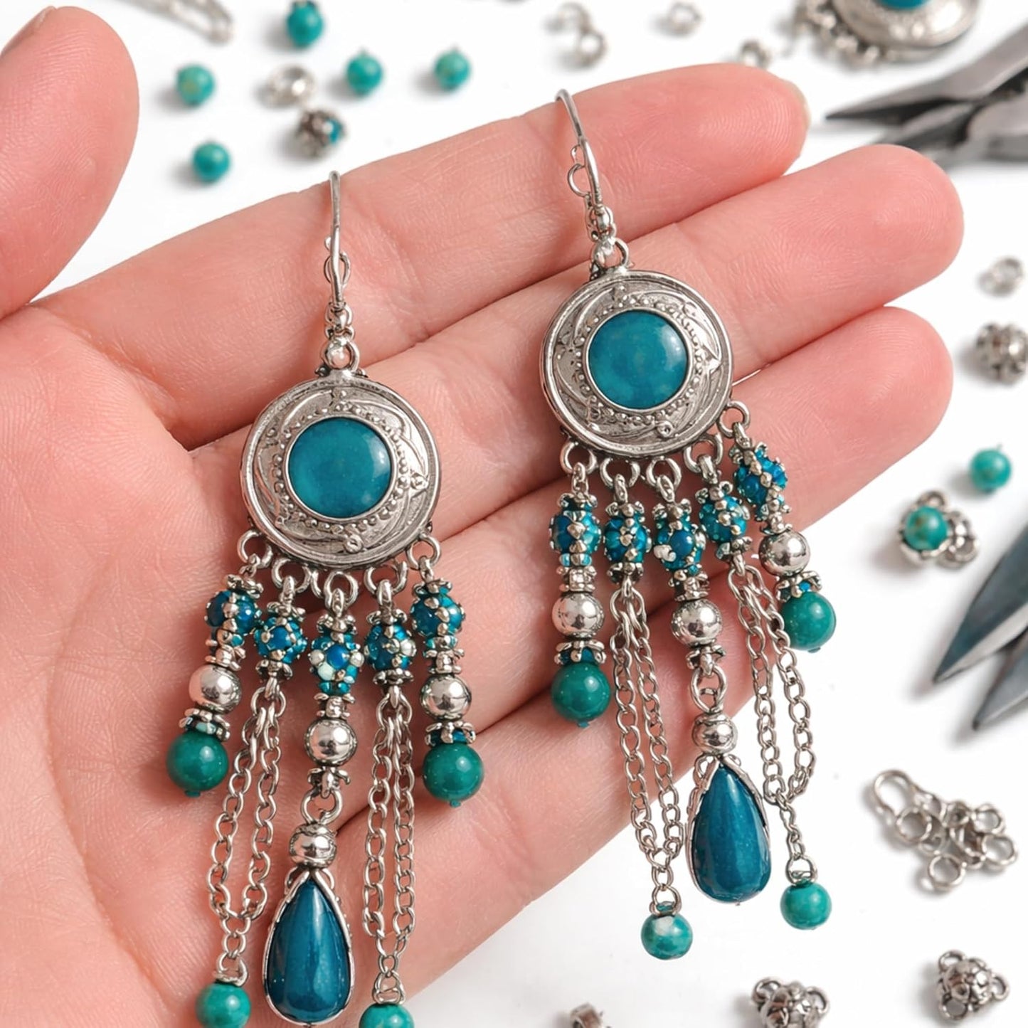 Earring Loops Connectors Eardrop Necklace Linker Dangling Charm Pendant Connector for DIY Jewelry Making Accessories