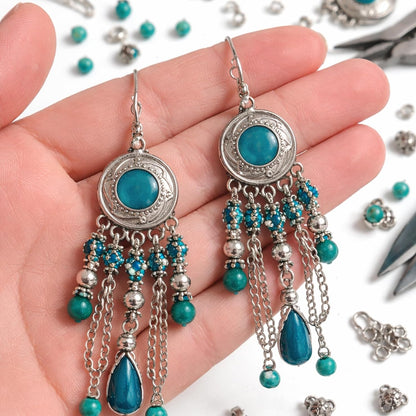Earring Loops Connectors Eardrop Necklace Linker Dangling Charm Pendant Connector for DIY Jewelry Making Accessories
