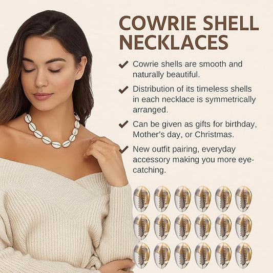 Cowrie Shell Charms Beads Hand Sew Pendants Shell Charm ( 19 mm )
