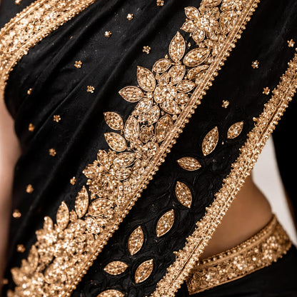 Golden Marquise Shape Flatback Embroidery Stones for Fabric Clothing Embellishment