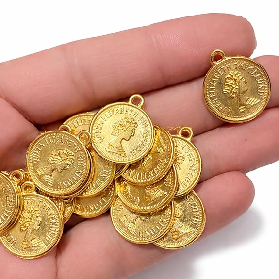 Stainless Steel Coin Pendant Metal
