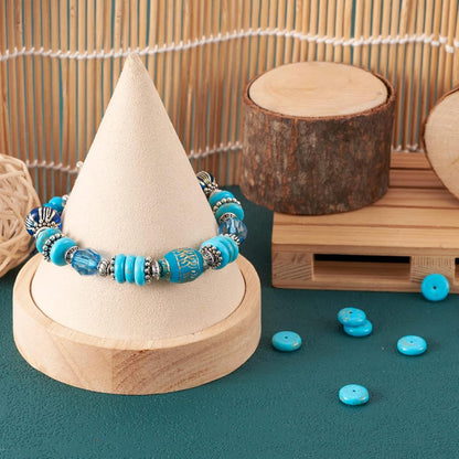 Natural Turquoise Coin Disc Stone Beads Flat Round Disk