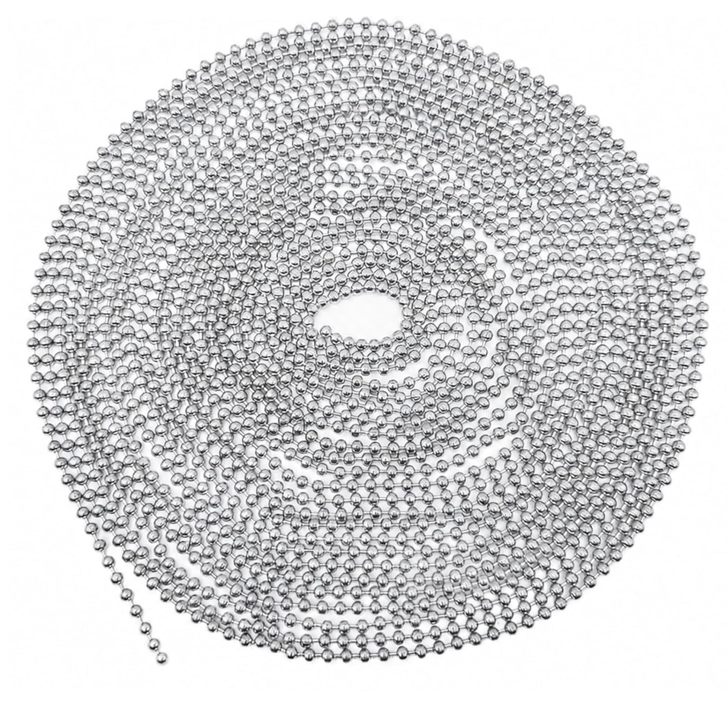 10 Meter Ball Chain Roll Metal Bead Chain Jewelry Making, Necklace Extension 1 mm