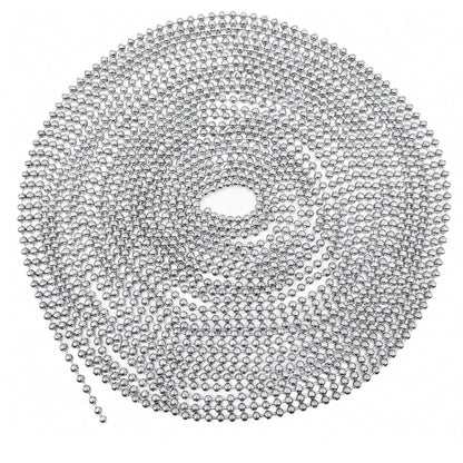 10 Meter Ball Chain Roll Metal Bead Chain Jewelry Making, Necklace Extension 1 mm