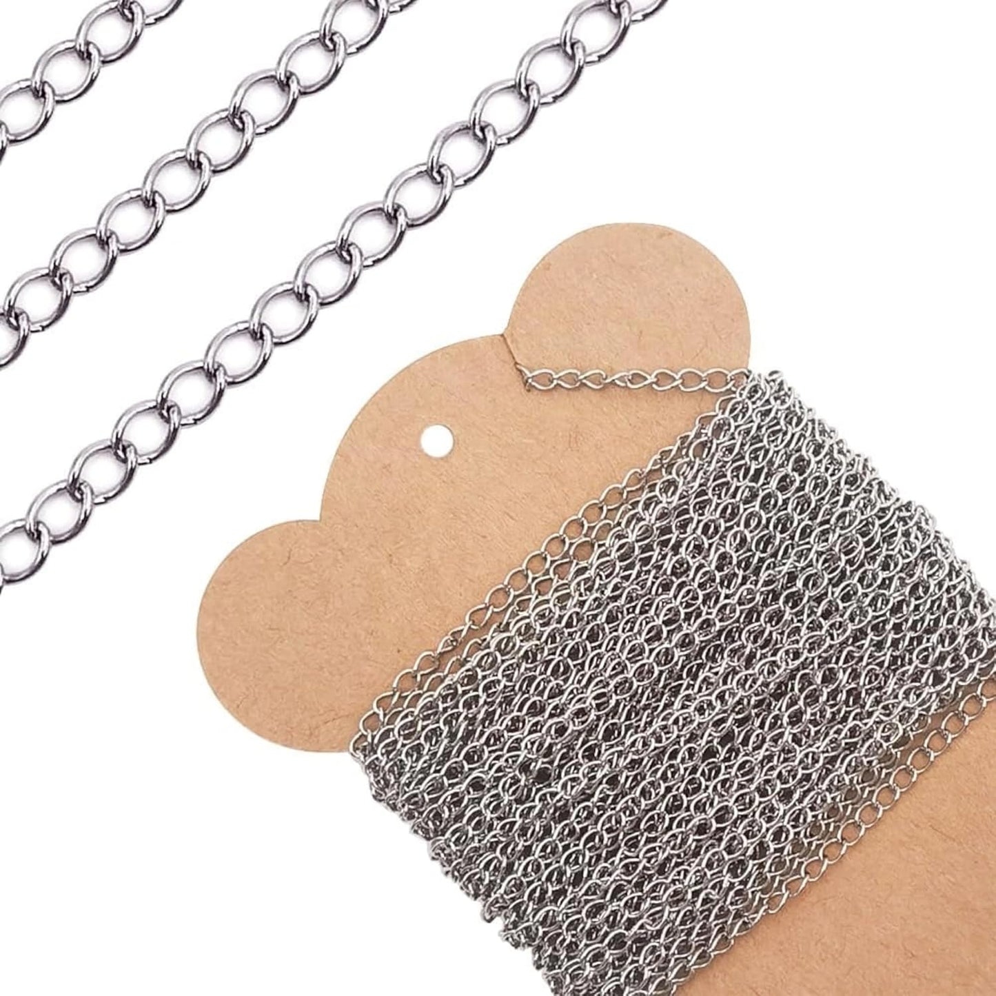 10 Meter Jewelry Making Chain for DIY Crafts, Necklace and Bracelet Chain Roll