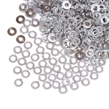 Silver Ring Embellishments for Clothing Sewing Decorative Rings