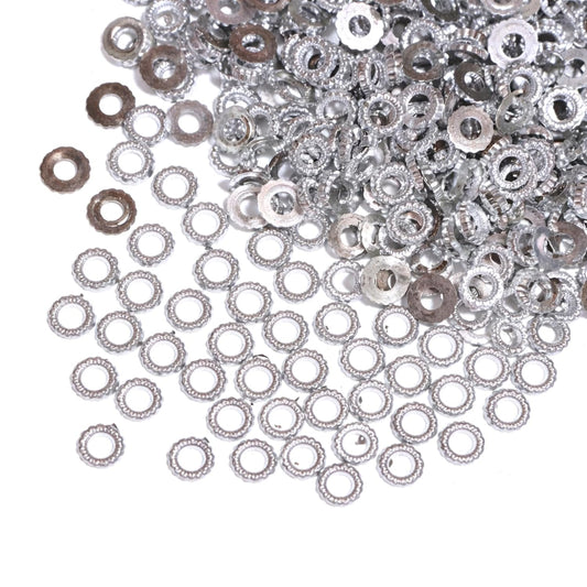 Silver Ring Embellishments for Clothing Sewing Decorative Rings