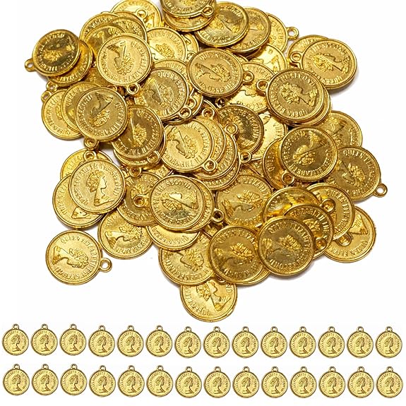 Stainless Steel Coin Pendant Metal